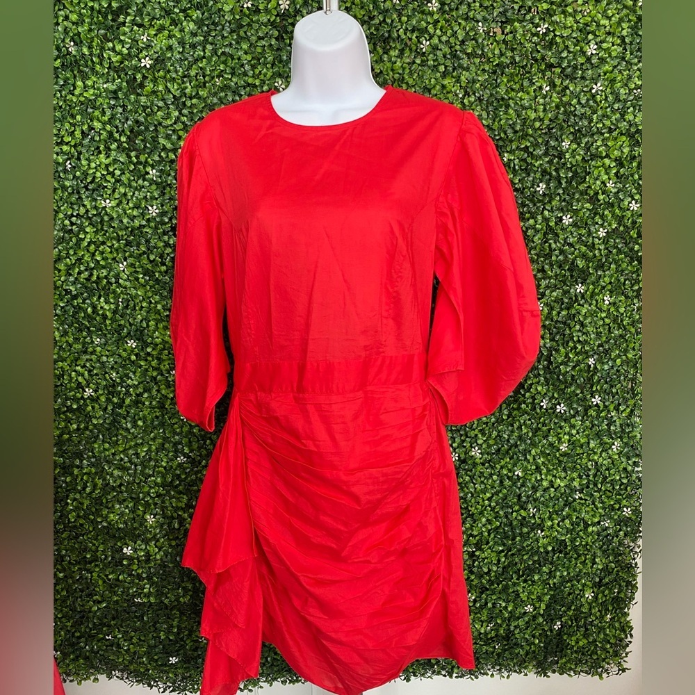R10 Rhode Pia Dress in Cherry